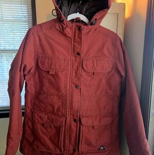 Stylish Rust/Red Utility Jacket for Women